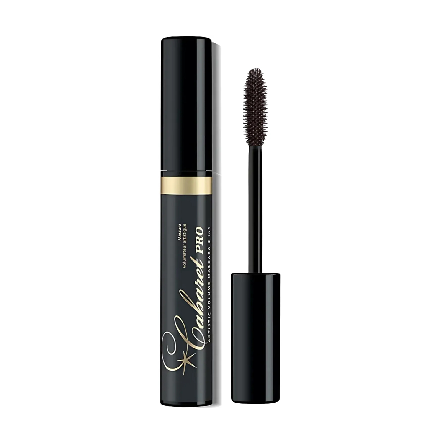 Туш для вій 2 в 1 CHEREL Cabaret Pro Artistic Volume Mascara 2 In 1 зі сценічним ефектом Brown, 10 мл